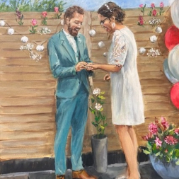 Ringwisseling tijdens ceremonie, 28 november 2024
