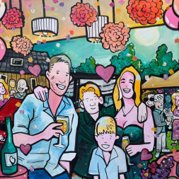 Vrolijke impressie van diner, 7 mei 2025, Kerkdriel