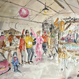 Kleurrijk gezellig feest, 22 februari 2025