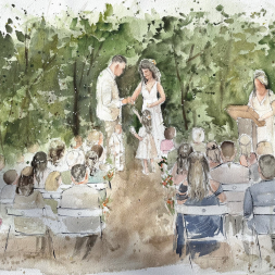 Uitwisseling van ringen tijdens ceremonie, 30 mei 2025, Weert