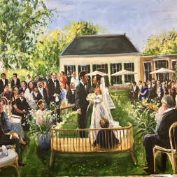 Schilderen tijdens sfeervolle ceremonie, 10 mei 2025, De Bilt