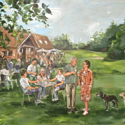 Verjaardagsfeest in de tuin, 3 mei 2025, Molenhoek