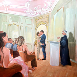 Kusmoment van ceremonie, 23 mei 2025, Den Haag