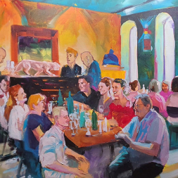 Verjaardagsfeest in restaurant, 12 juni 2025, Rotterdam