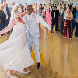 Openingsdans bruidspaar, 28 mei 2025, Katwijk