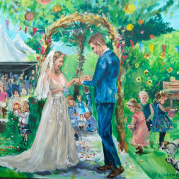 Live Painting ceremonie, 18 september 2020, Heerle