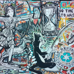 Live event painting Opening expositie, 6 februari 2020, Amsterdam 