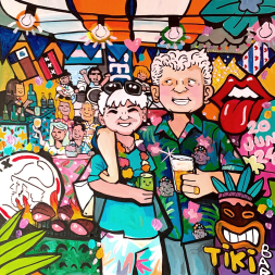 Live Paint tiki feest, 20 juni 2024, Almere